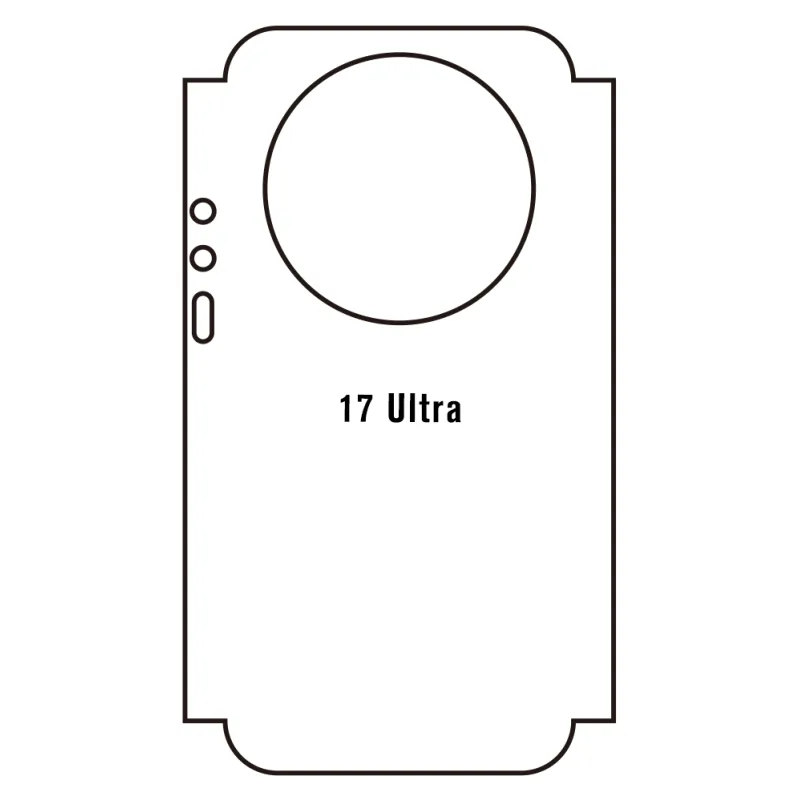 Sunshine Xiaomi 17 Ultra Zadná Hydrogél ochranná fólia Strih: Zadná časť a rám 5, Typ fólie: Matná
