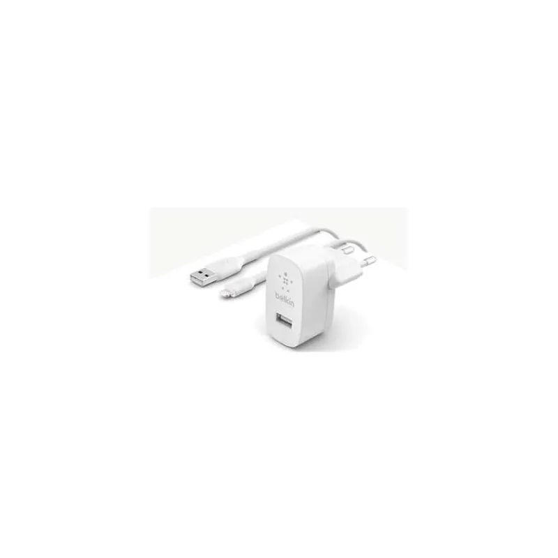 Belkin Boost Charge USB-A Wall Charger 12W + 1m USB/Lightning kábel - White (WCA002vf1MWH)