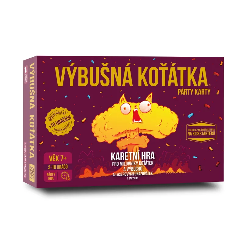 Exploding Kittens Výbušné mačiatka: Párty karty