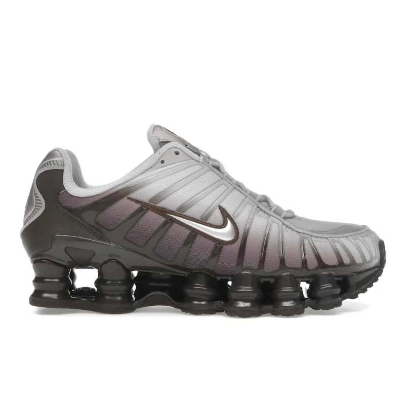 Nike Shox TL Baroque Brown Platinum Violet Metallic Silver (Women's) - 44.5