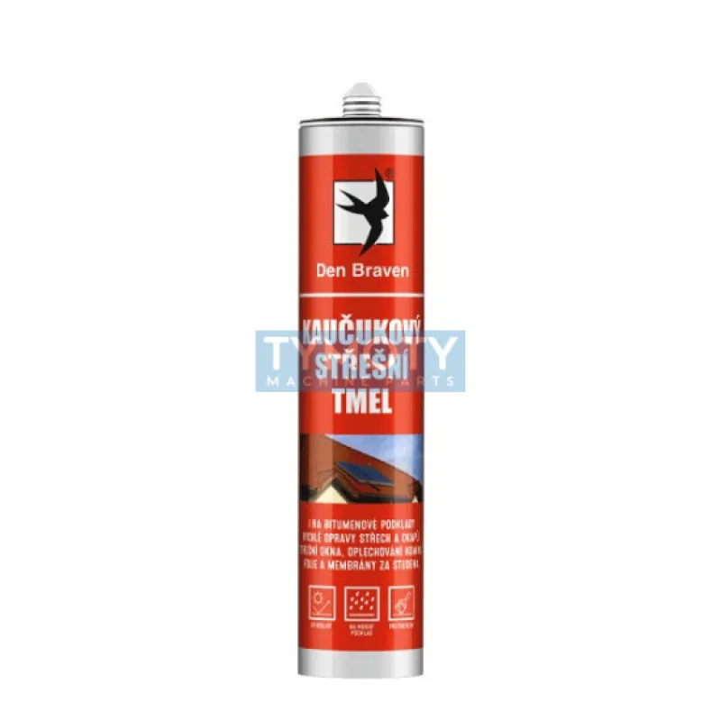 Debbex Kaučukový strešný tmel - 280 ml červená, kartuša