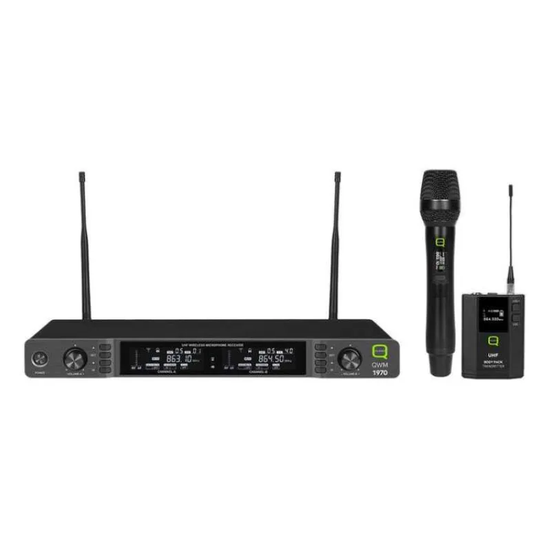 Q-AUDIO QWM 1970 HH BP 863-865MHz Q-AUDIO mikrofón (04-2-1098)