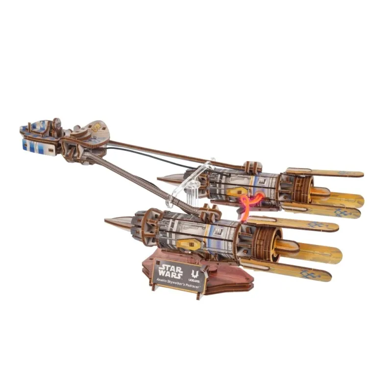 Ugears Ugears 3D drevená mechanická skladačka Star Wars Závodný klzák Anakin Skywalker