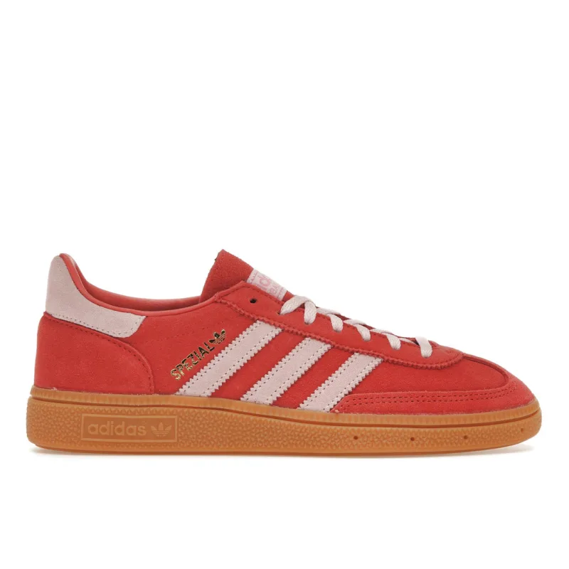 adidas Handball Spezial Bright Red Clear Pink (Women's) - 40.5