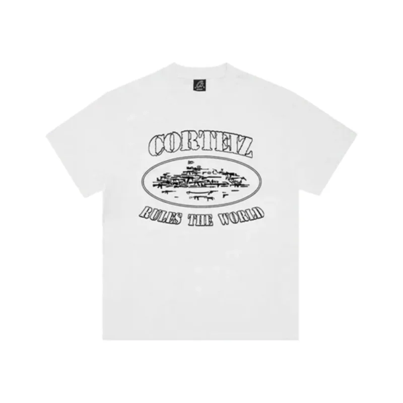 Corteiz OG Logo Artillery Tee White - XL