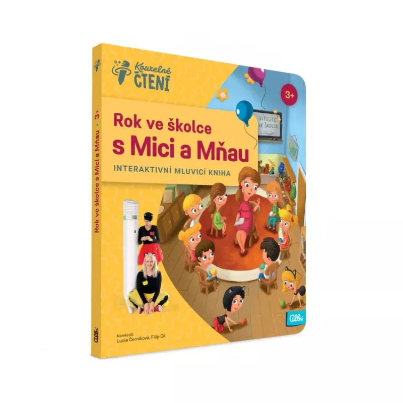 Albi Kúzelné čítanie Kniha Rok v škôlke s Mici a Mňau