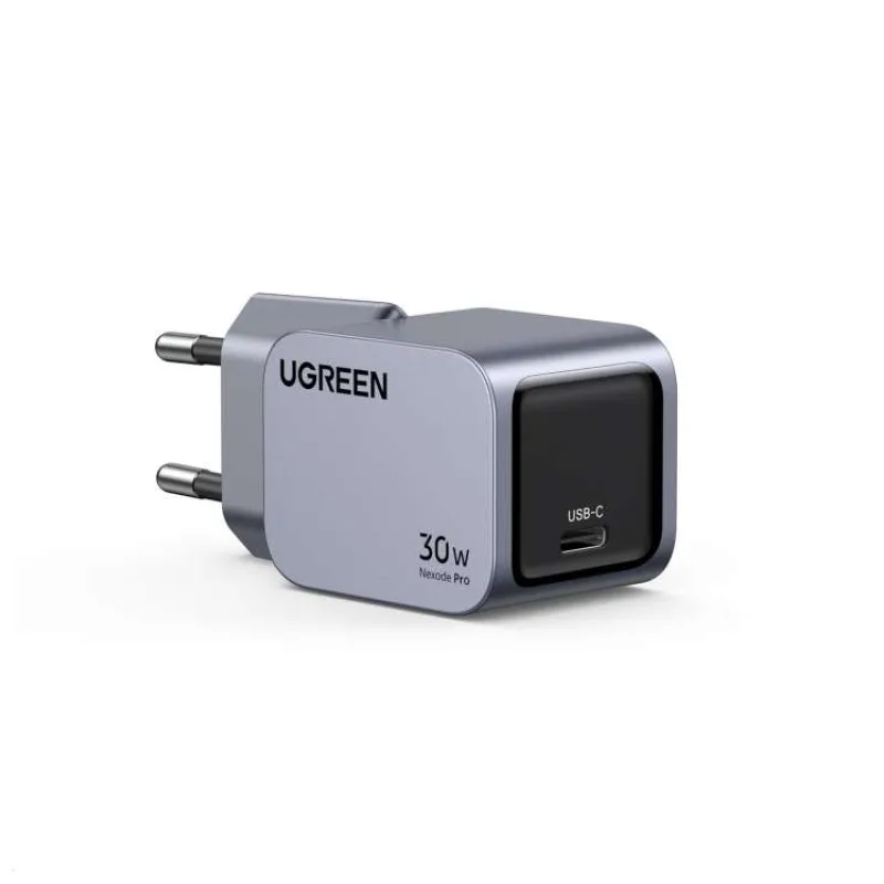 UGREEN síťová rychlonabíječka Nexode Pro 30W 1-Port USB-C, GaN, stříbrná (35006)