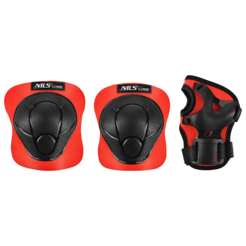 Souprava chráničů NILS Extreme H210 červená, vel. M