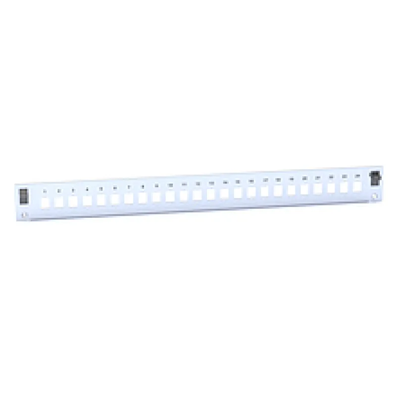 Čelo optickej vane 1U ALU 24 SC simplex strieborná 80190181