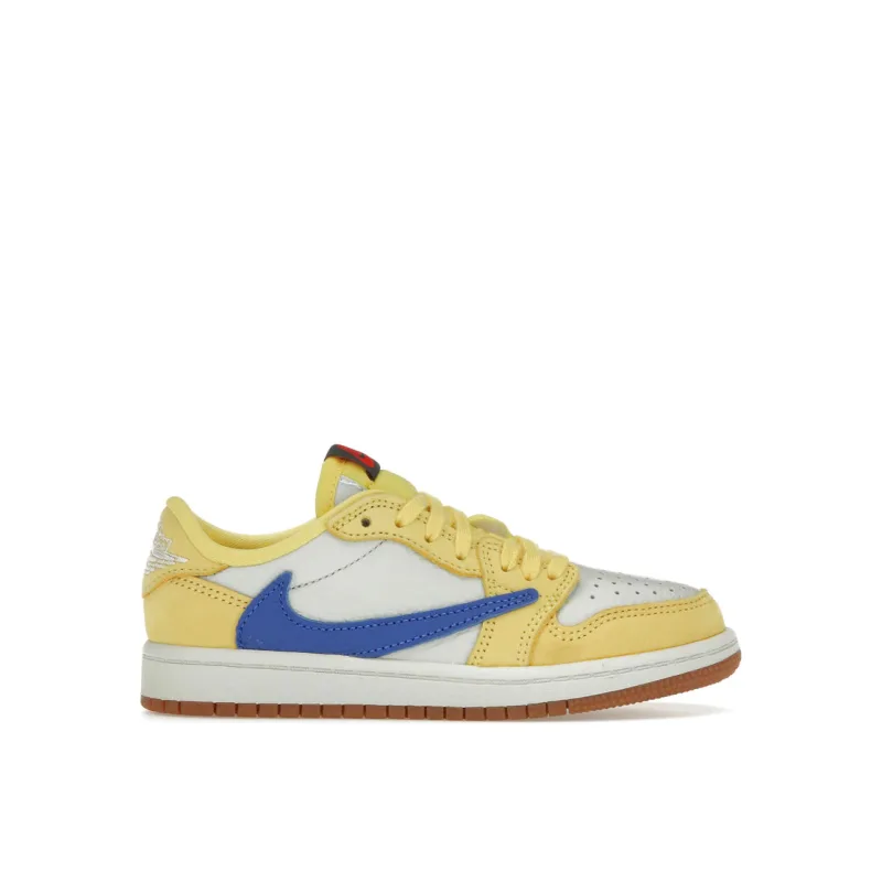 Jordan 1 Retro Low OG SP Travis Scott Canary Yellow (PS) - 35