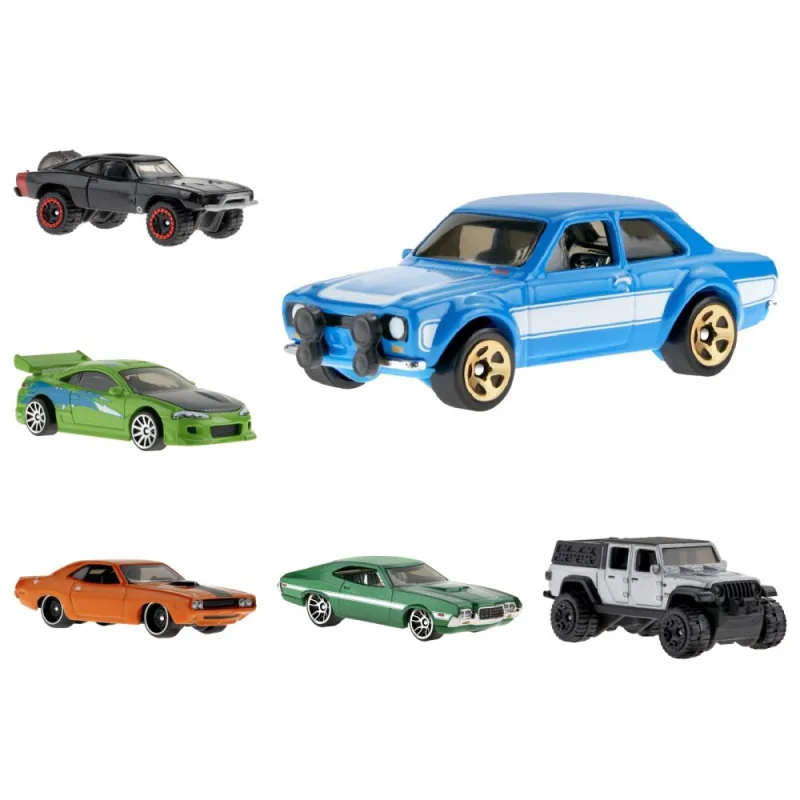 Mattel Hot Wheels tematický angličák - RÝCHLO A ZBESILO asst