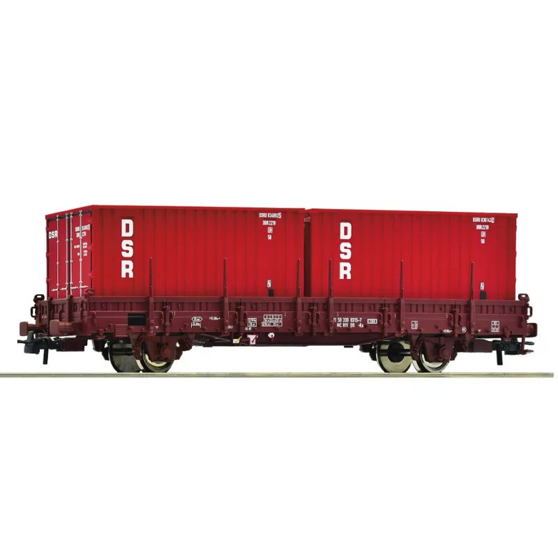 Roco Klanicové vozidlo s kontajnermi DSR, DR - 6600138