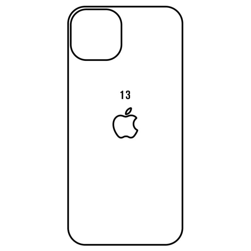Sunshine iPhone 13 Zadná Hydrogél ochranná fólia Strih: Zadná časť 3, Typ fólie: Číra