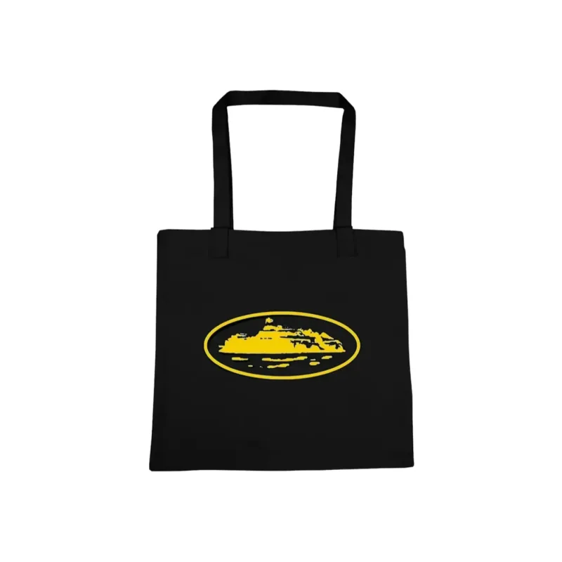 Corteiz Alcatraz Tote Bag Black Yellow - OS
