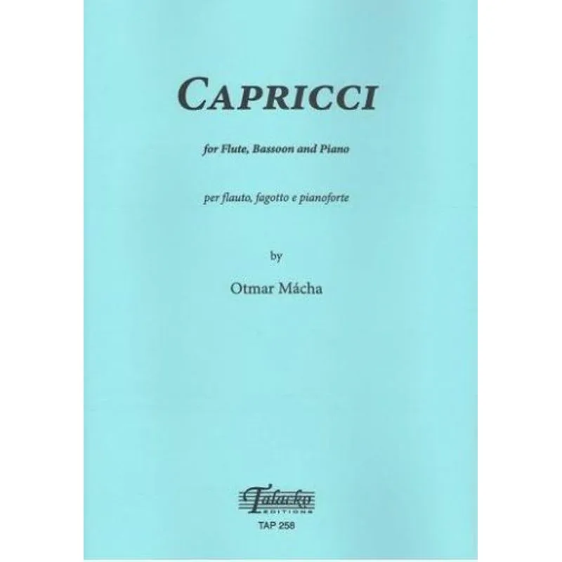 Talacko Editions Capricci for flute, bassoon and piano
