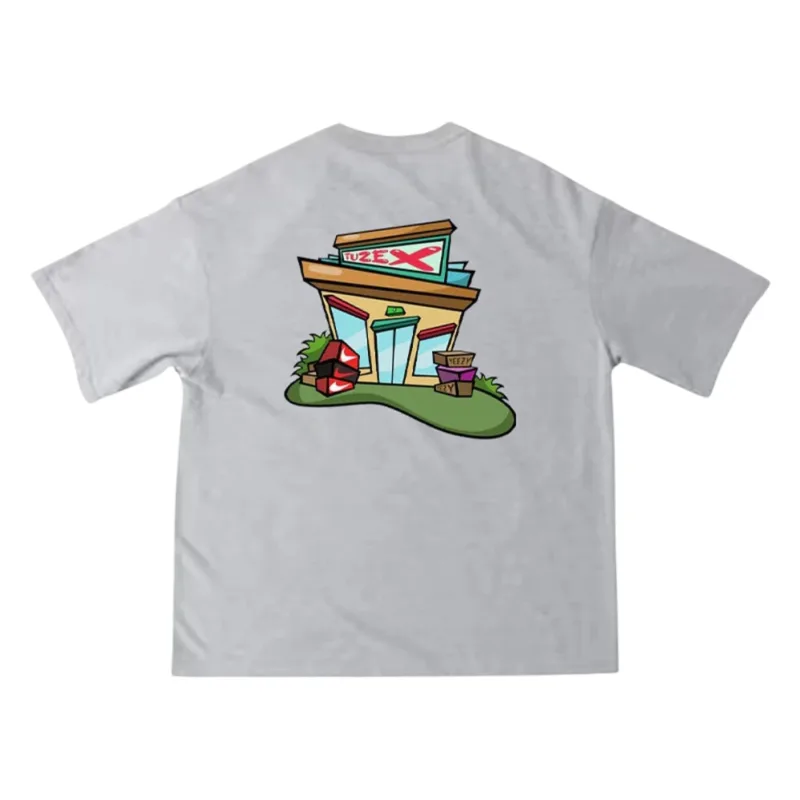 Tuzex Fashion Store Old Logo T-shirt Grey - S
