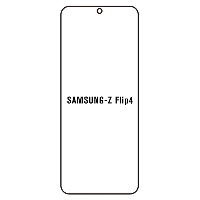 Sunshine Samsung Z Flip4 Predná Hydrogél ochranná fólia Strih: Kompatibilná s krytom, Typ fólie: Matná