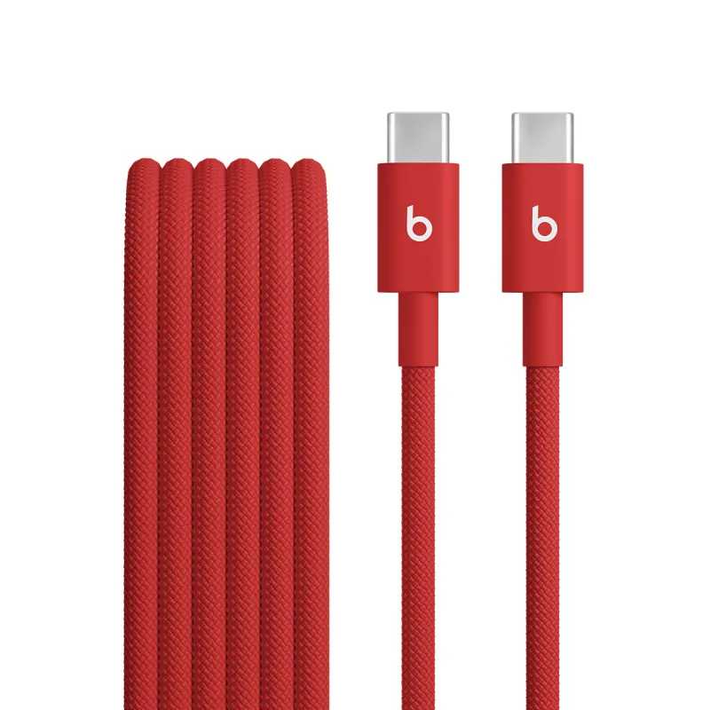 APPLE Beats 240W USB-C/USB-C Braided Cable (3m)- Red MHX94EE/A