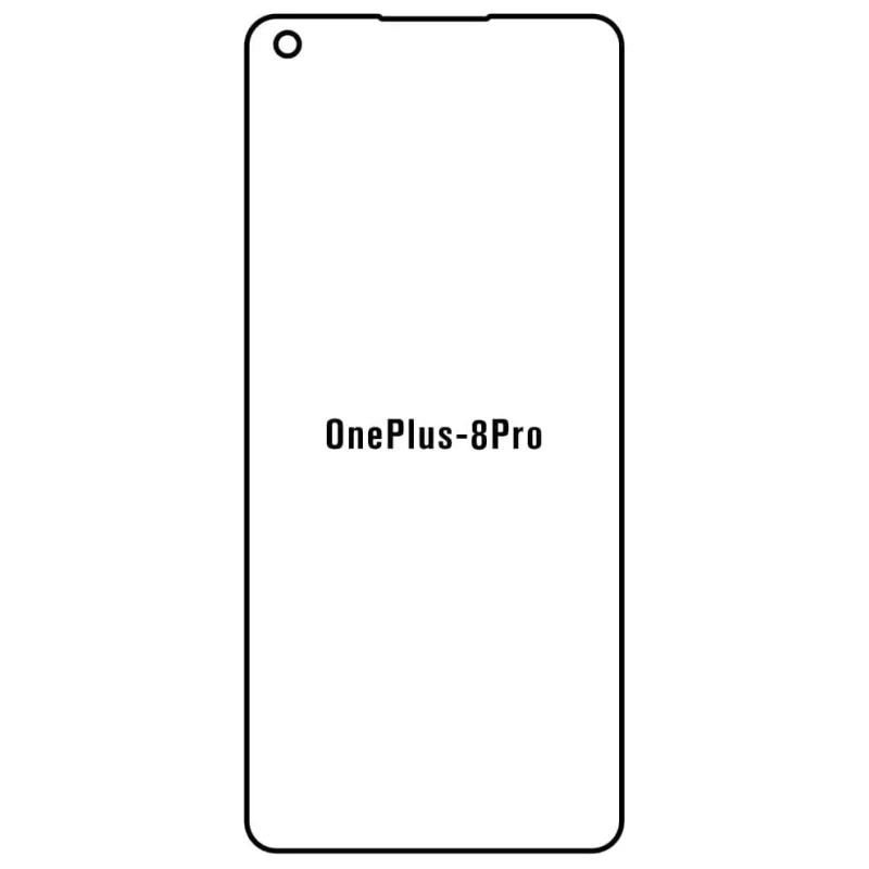 Sunshine OnePlus 8 Pro Predná Hydrogél ochranná fólia Strih: Kompatibilná s krytom, Typ fólie: Číra