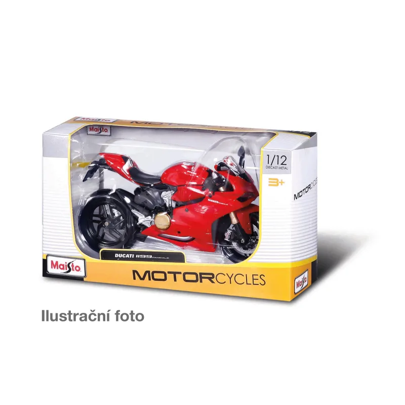 Maisto M. Motocykle, assort, okenná krabica, 1:12