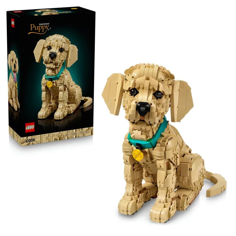 LEGO Icons 11384 Šteniatko zlatého retrívera