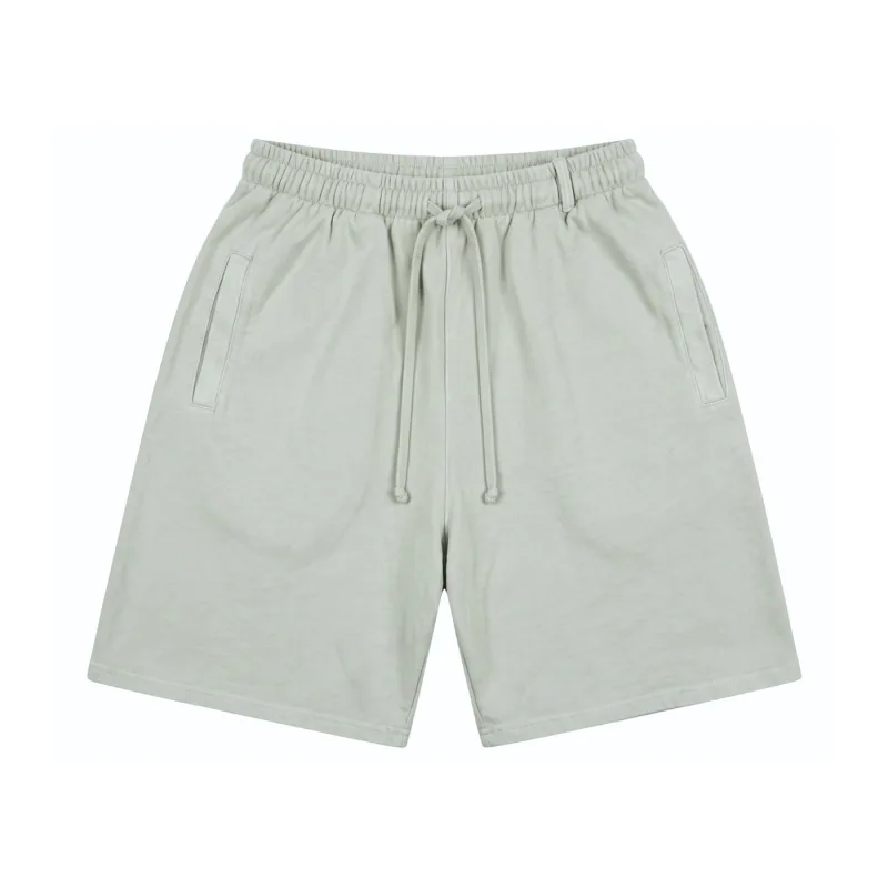 Cotton Garments Shorts 500GSM Light Green - XL
