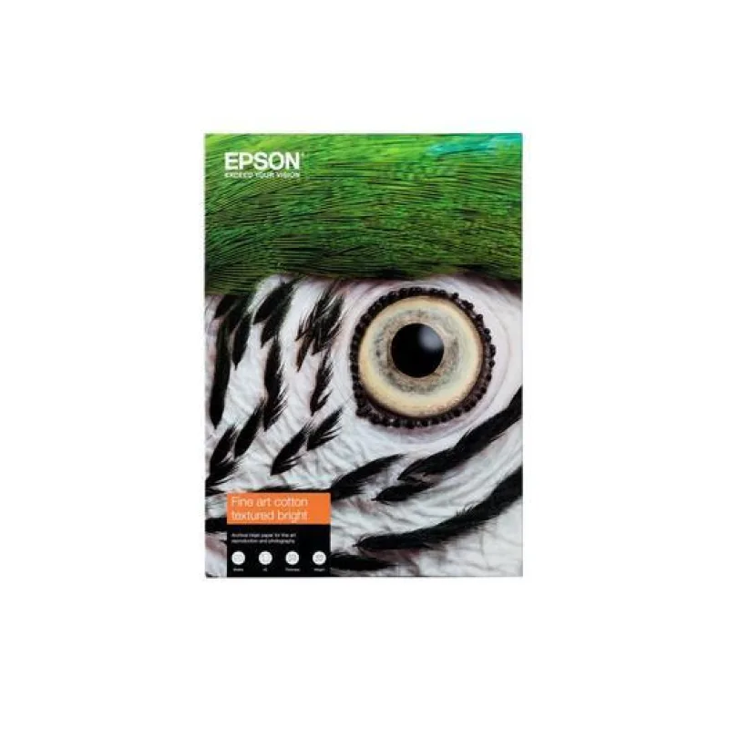 EPSON Fine Art Cotton Textured Bright A4 25 Sheets C13S450288