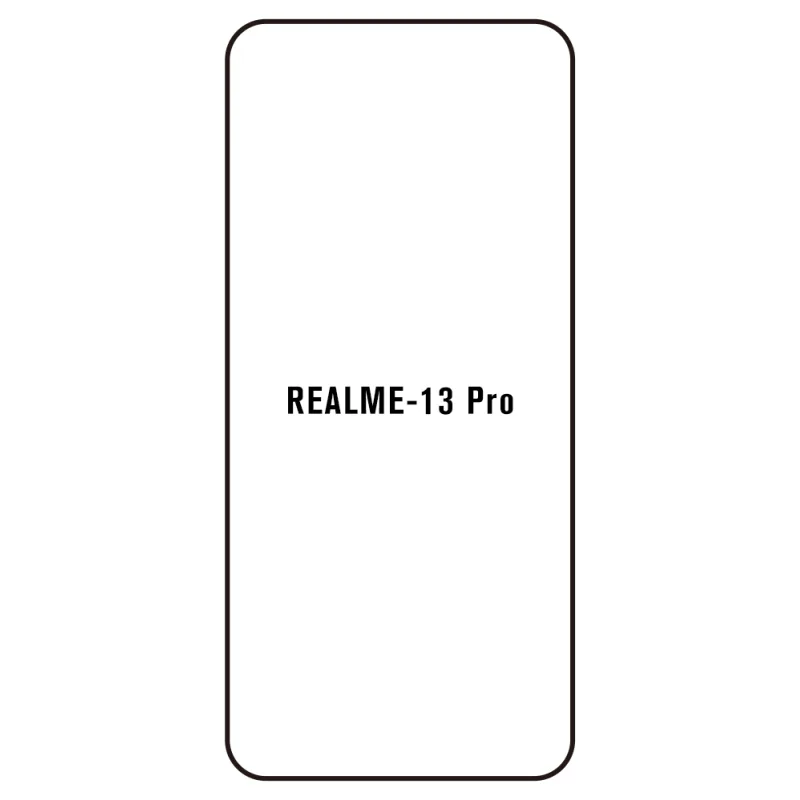 Sunshine Realme 13 Pro 5G Predná Hydrogél ochranná fólia Strih: Predná 1, Typ fólie: Číra