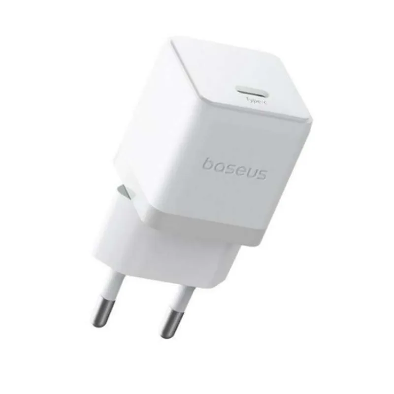 Baseus Rýchlonabíjačka do siete Palm 30W USB-C PD QC 3.0 biela (6932172672768)