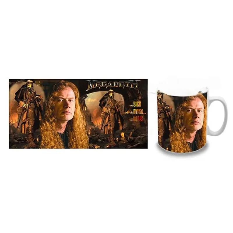 Megadeth - The Sick, The Dying Mustaine Portrait (hrnček)