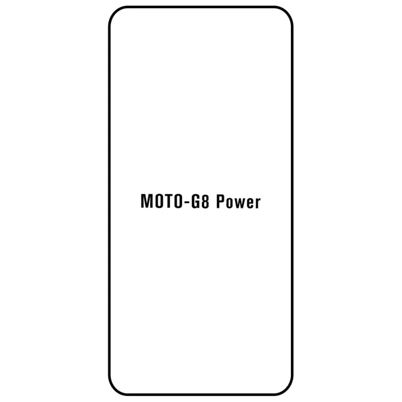 Sunshine Motorola G8 Power Predná Hydrogél ochranná fólia Strih: Predná 2, Typ fólie: Anti-Spy (Privacy)