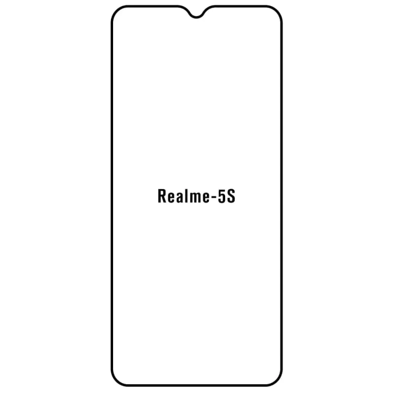 Sunshine Realme 5S Predná Hydrogél ochranná fólia Strih: Predná 2, Typ fólie: Anti-Spy (Privacy)