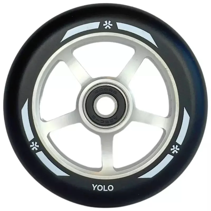Koliesko Union Yolo 100 mm Black/Silver