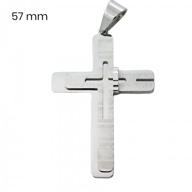 Prívesok z chirurgickej ocele kríž EXEED 245148