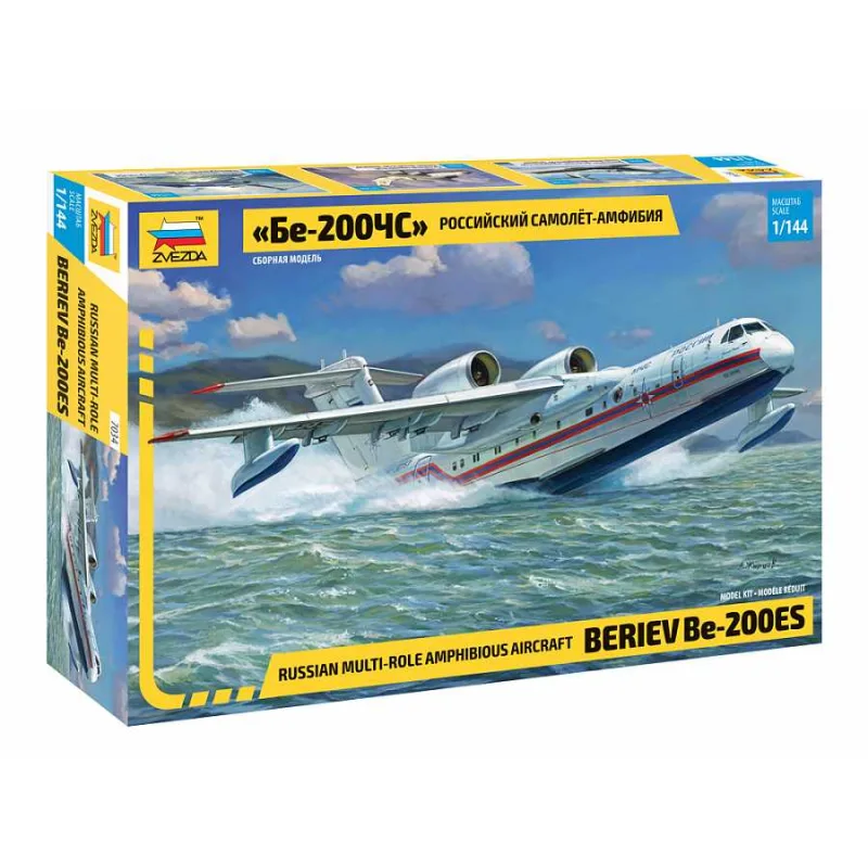 Zvezda Model Kit lietadlo 7034 - Beriev Be-200 Amphibious Aircraft (1:144)