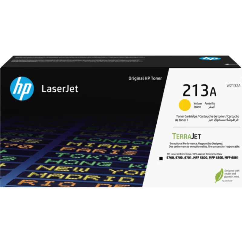HP W2132A, yellow toner. kazeta HP LaserJet 213A W2132A