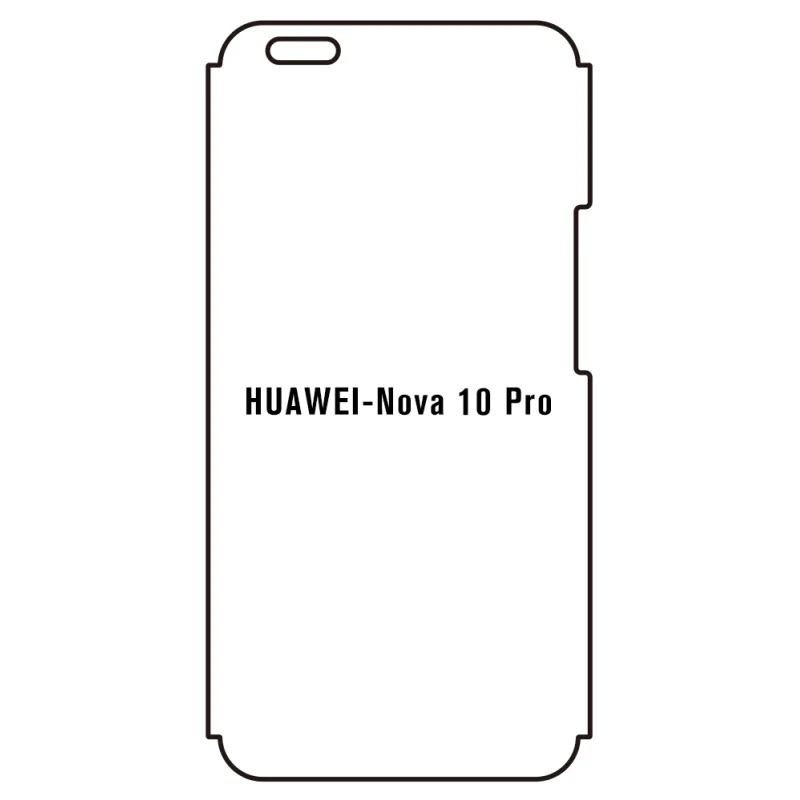 Sunshine Huawei Nova 10 Pro Predná Hydrogél ochranná fólia Strih: Predná časť a rám, Typ fólie: Anti-Spy (Privacy)