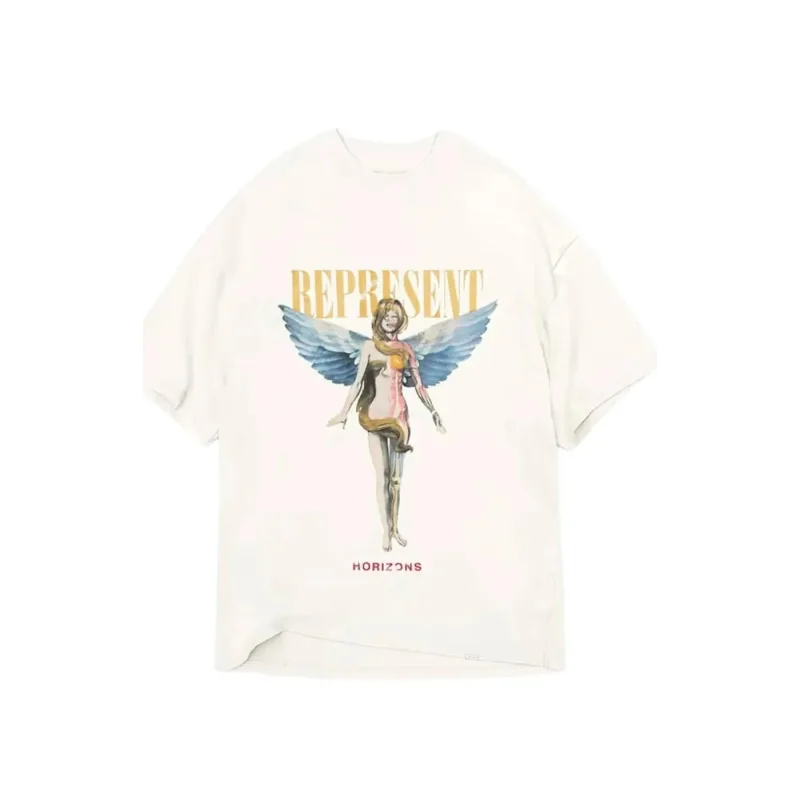 Represent Reborn T-Shirt Flat White - L