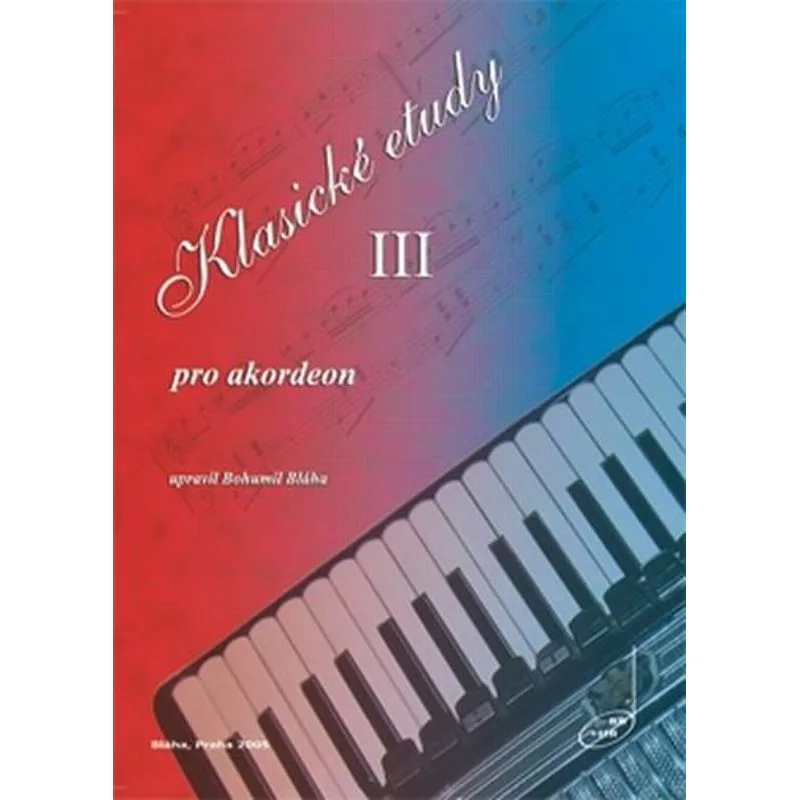 Bláha Klasické etudy pro akordeon III