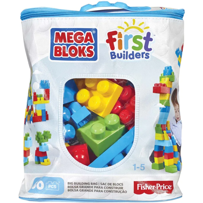 Mega Bloks Big Building Bag Boys kocky na stavanie