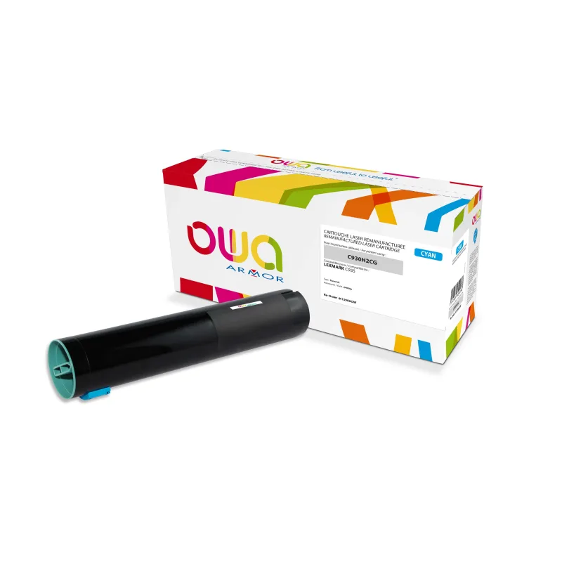 OWA Armor toner kompatibilní s Lexmark C930H2CG, 24000st, modrá/cyan K15906OW