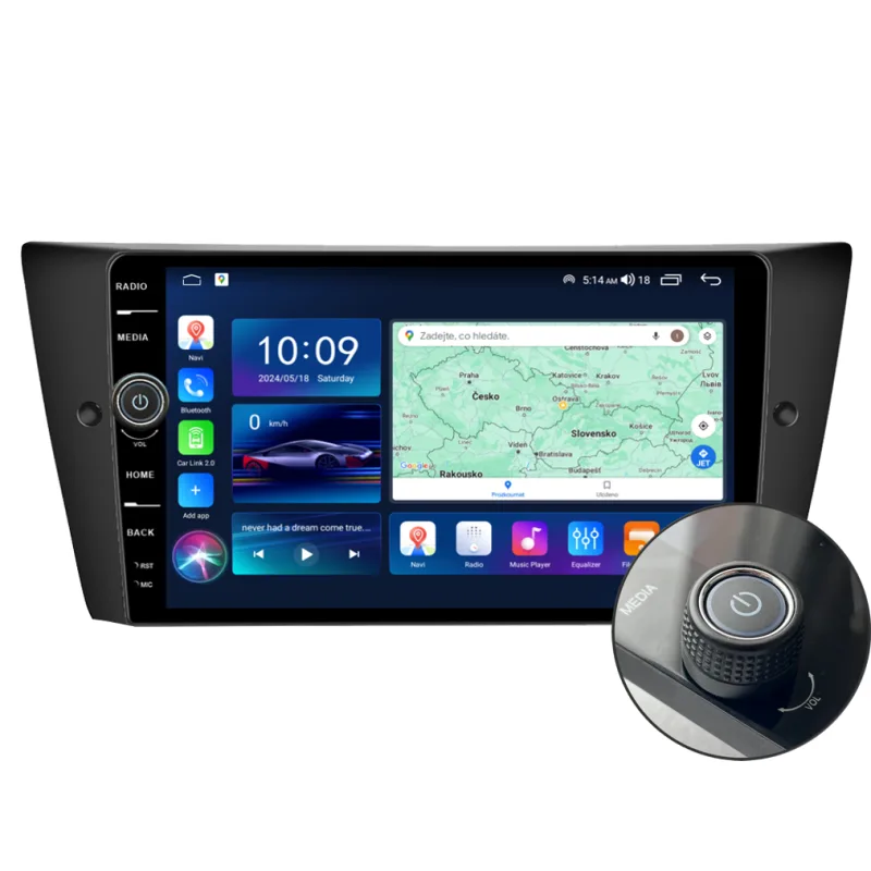 Everest 2DIN autorádio EVE22 Android, BMW E90 / E91 / E92 / E93 B354