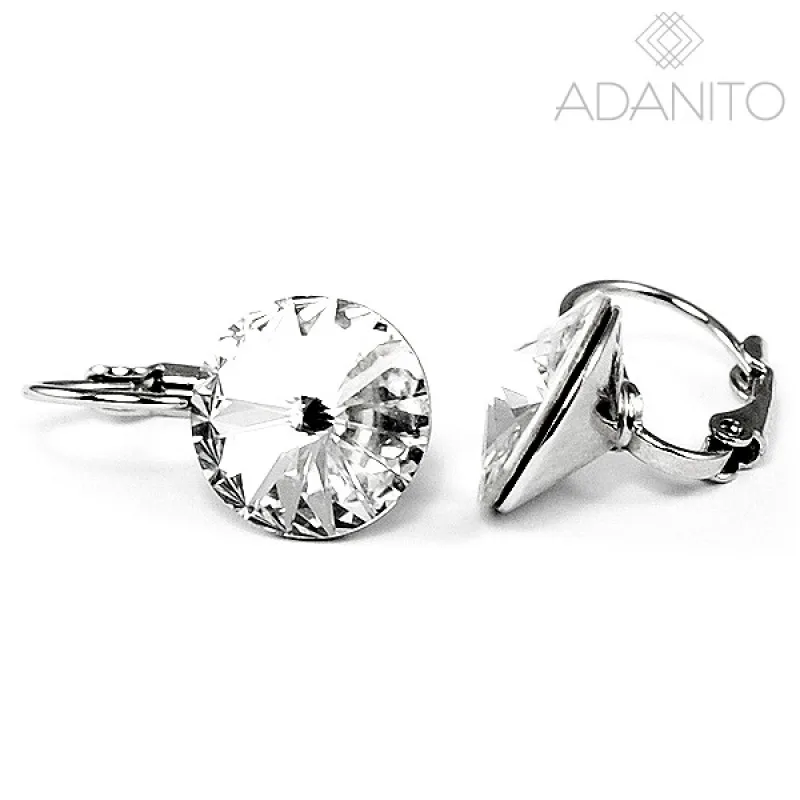 Náušnice s kryštálmi Swarovski Components ADANITO BK370101C