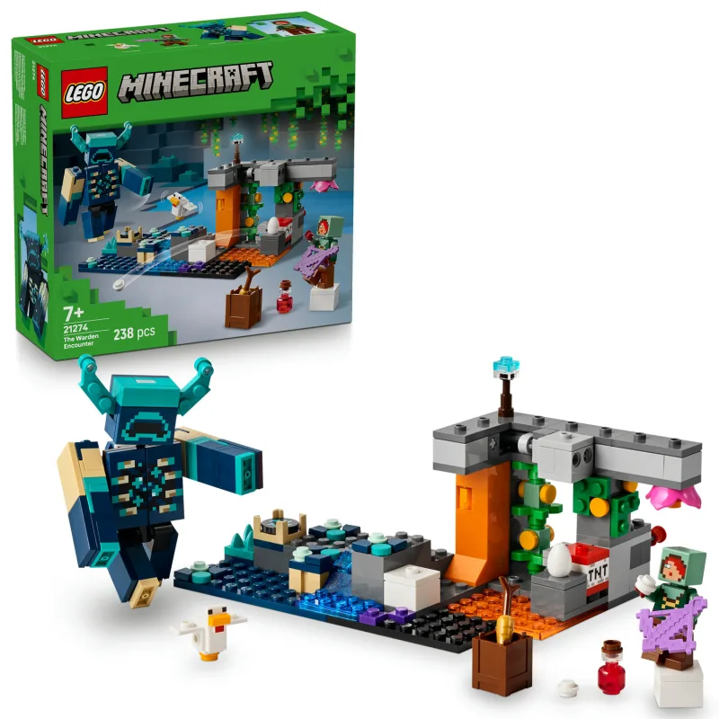 LEGO Minecraft® 21274 Stretnutie so Strážcom