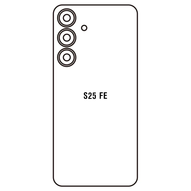 Sunshine Samsung S25 FE Zadná Hydrogél ochranná fólia Strih: Zadná časť 2, Typ fólie: Matná