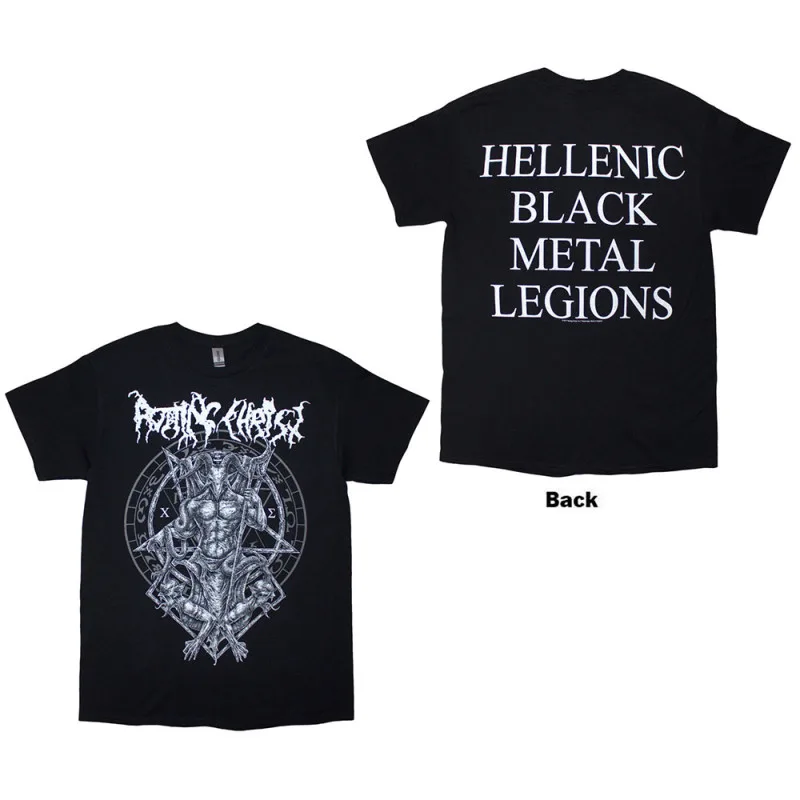 Rotting Christ - Hellenic Black Metal Legions (Back Print) (tričko)