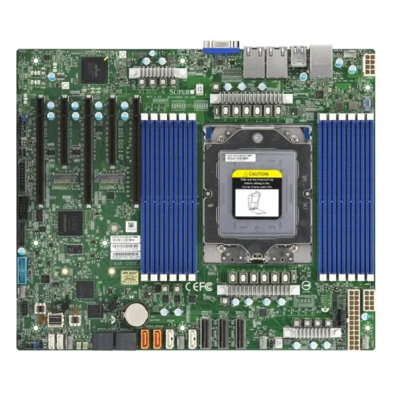 Supermicroserver MBD-H13SSL-N-B, Single AMD EPYC 9004 Series CPU ECC DDR5…