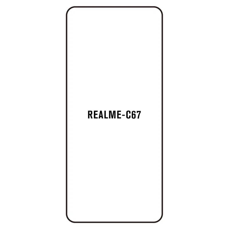 Sunshine Realme C67 4G Predná Hydrogél ochranná fólia Strih: Kompatibilná s krytom, Typ fólie: Anti-Spy (Privacy)