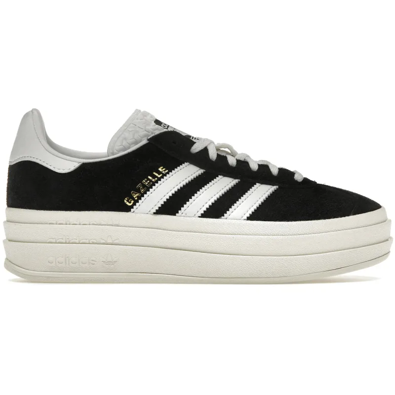 adidas Gazelle Bold Core Black White (Women's) - 41.5