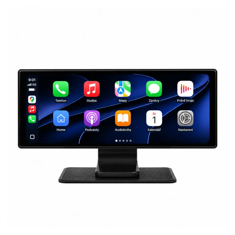 Monitor 10,26" s Apple CarPlay, Android auto, Bluetooth, micro SD, kamerový vstup ds-128caMG